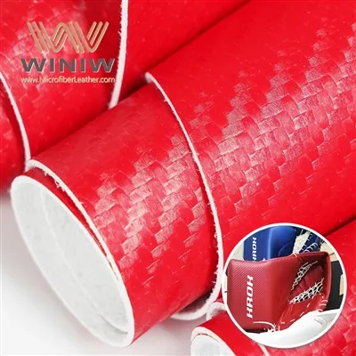 ผ้าหนังเลียนแบบ PVC ที่มีความทนทานสูงสำหรับถุงมือ